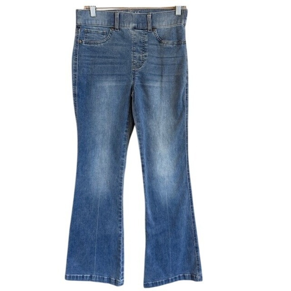 Gloria Vanderbilt Women's Shape Effect Pull On Flare Leg Jeans Stretch 6